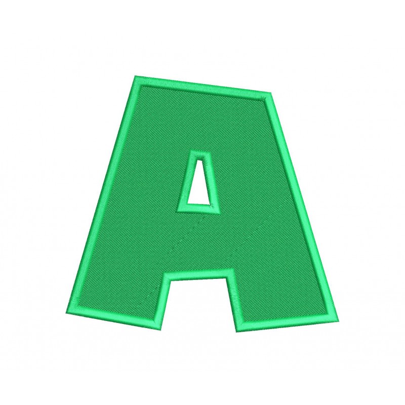 Alphabet A Mario Embroidery Design Embr