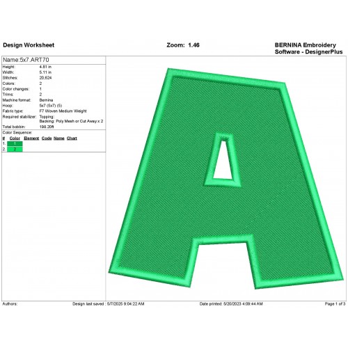 Alphabet A Mario Embroidery Design Embr