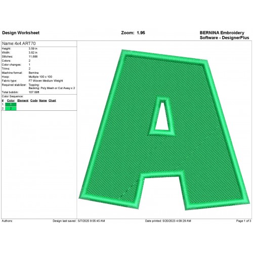 Alphabet A Mario Embroidery Design Embr
