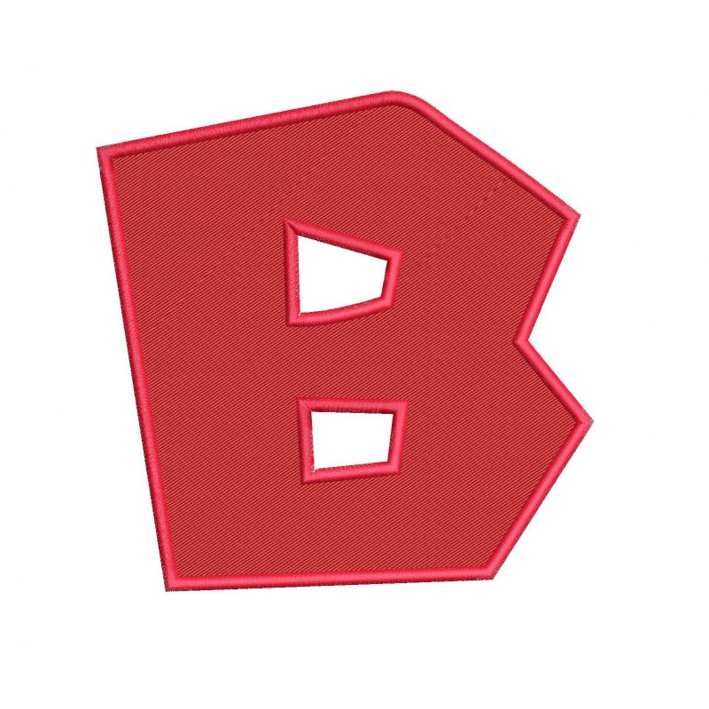 Alphabet B Mario Embroidery Design Embr