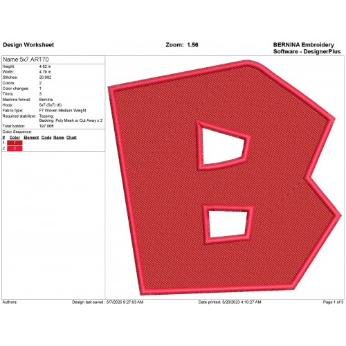 Alphabet B Mario Embroidery Design Embr