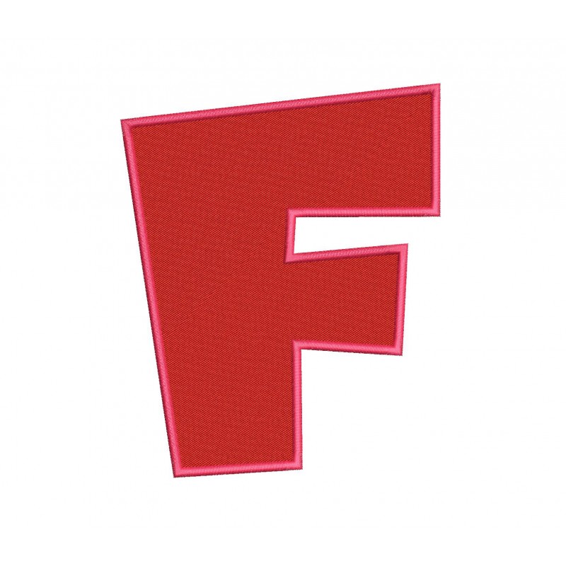 Alphabet F Mario Embroidery Design Embr