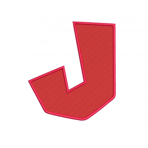 Alphabet J Mario Embroidery Design Embr