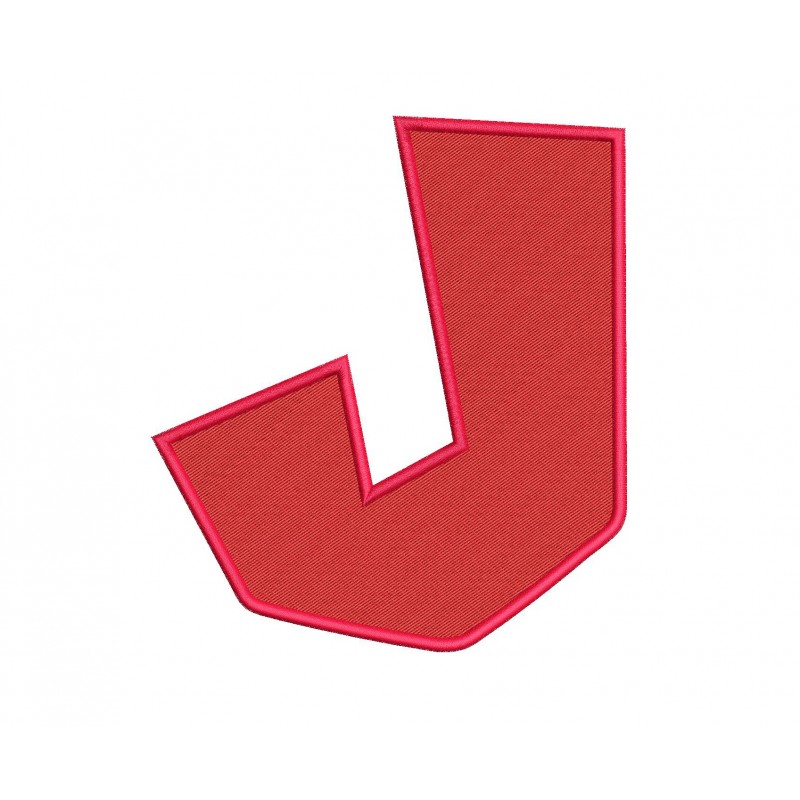 Alphabet J Mario Embroidery Design Embr