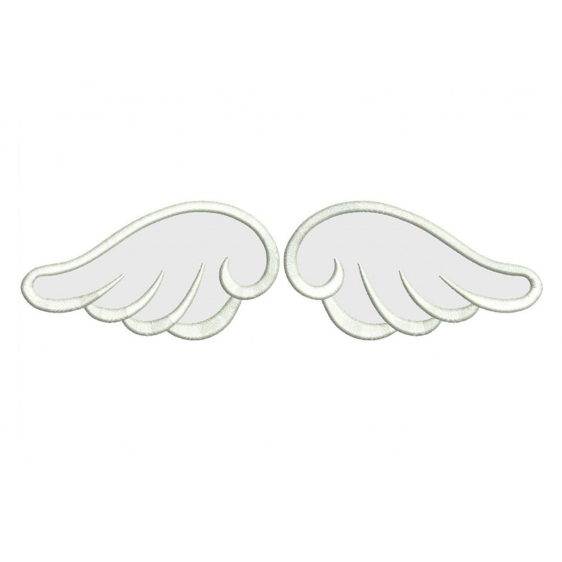 Angel Wings Applique Design