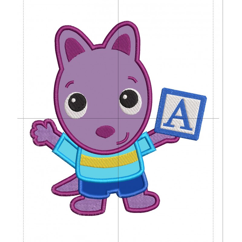 Austin Backyardigans Applique Design Embr