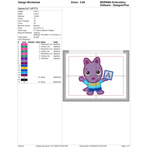 Austin Backyardigans Applique Design Embr