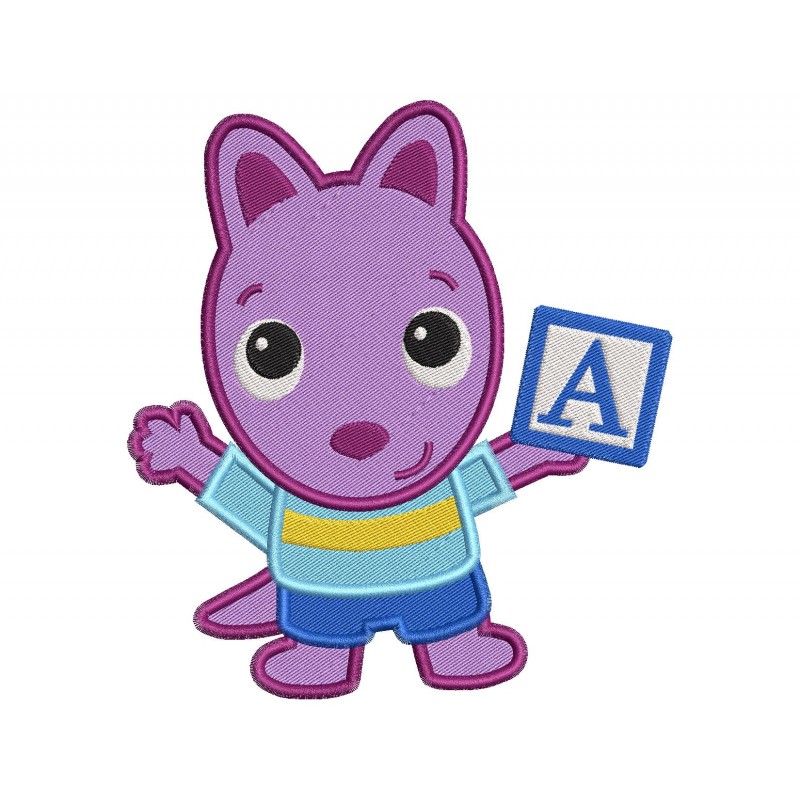 Austin Backyardigans Embroidery Design Embr
