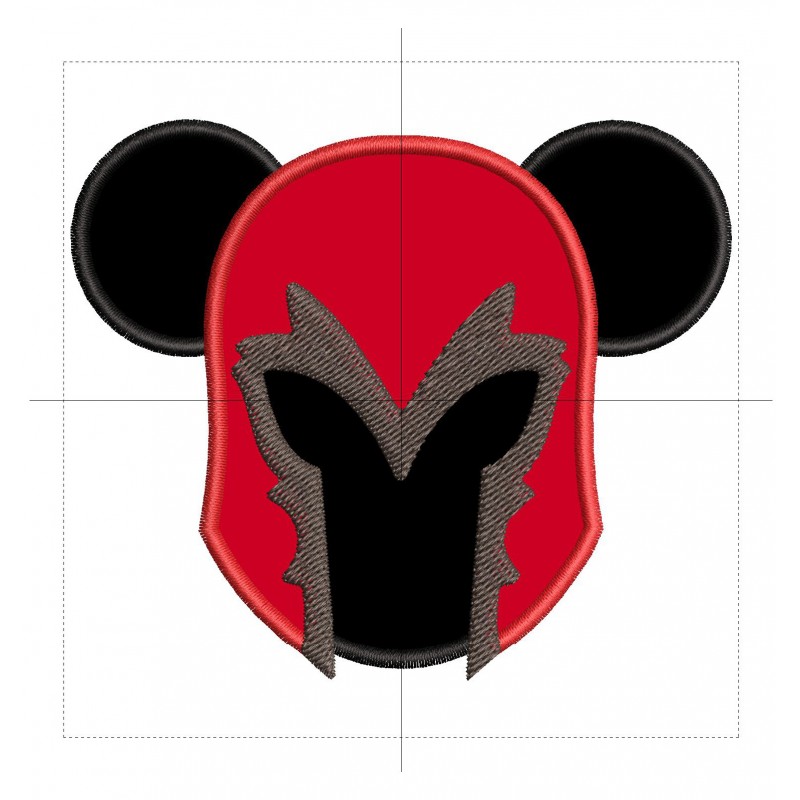 Avenger Mickey Ears Applique Design Embr