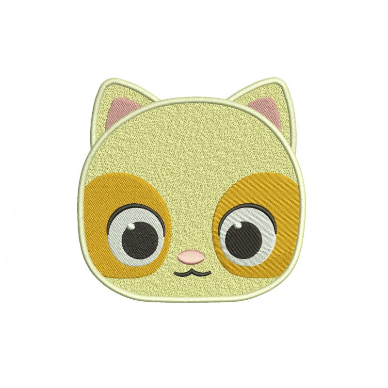 BabyBus Timi Cat Embroidery Design