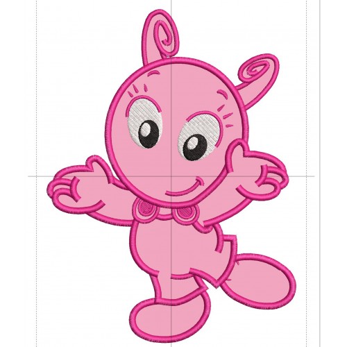 Backyardigans Baby Uniqua Applique Design Embr