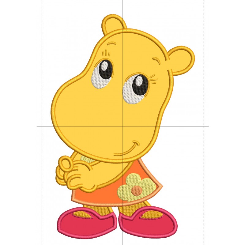 Backyardigans Tasha Applique Design Embr