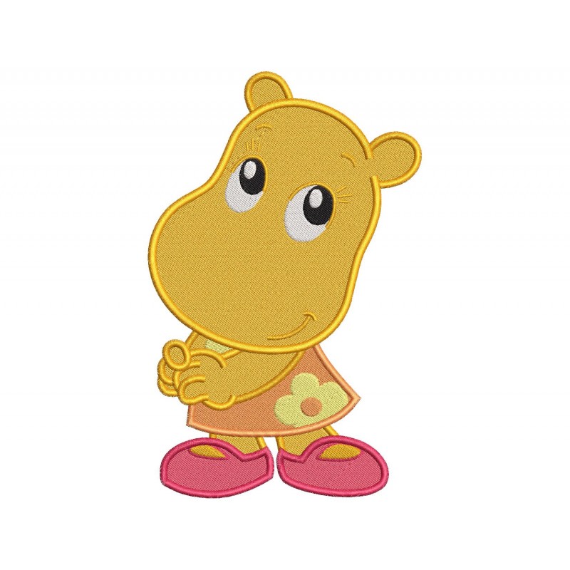 Backyardigans Tasha Embroidery Design Embr