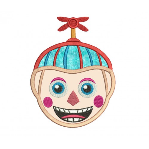 Balloon Boy Five Nights at Freddy Applique Machine Design