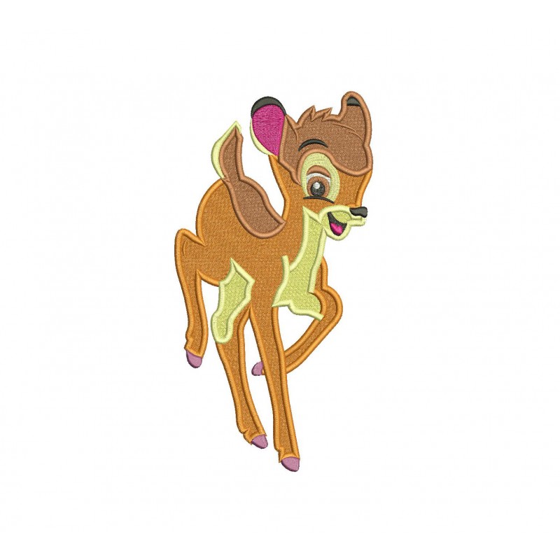 Bambi Filled Embroidery Design