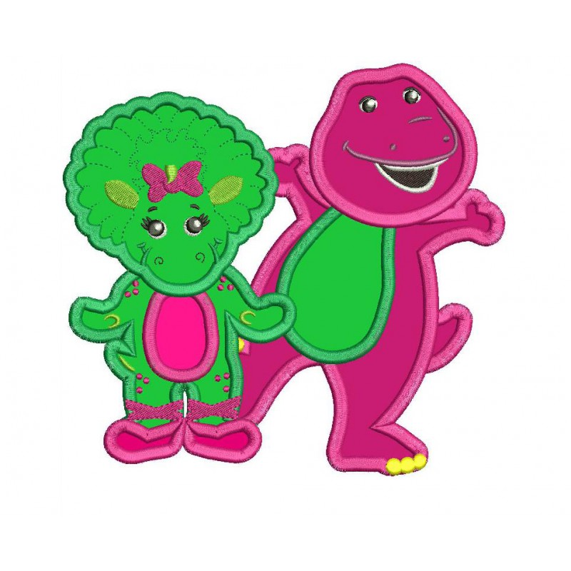 Barney and Friends Baby Bop Applique Design