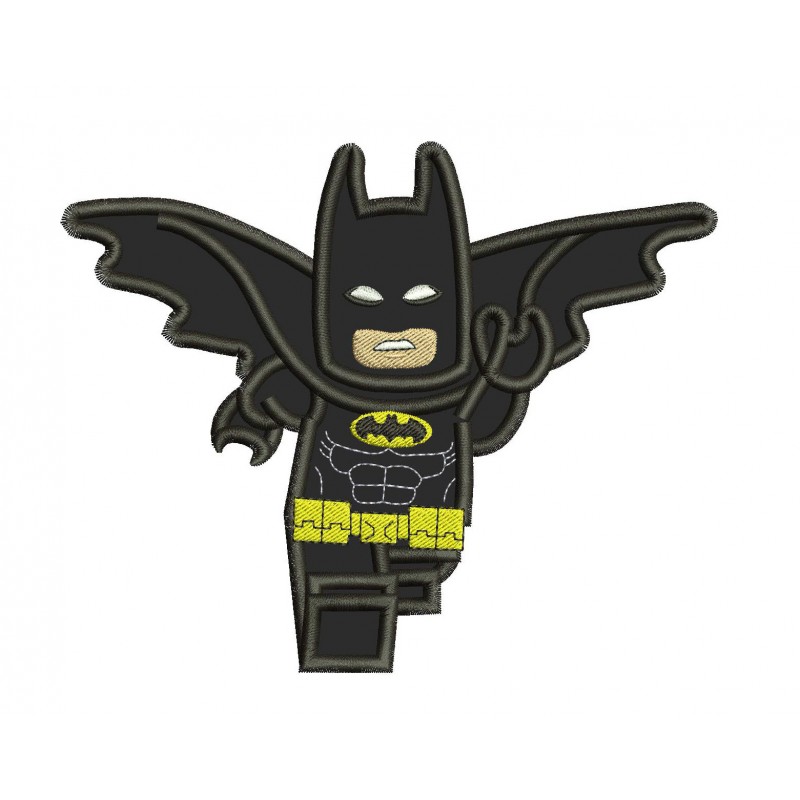Batman Lego Applique Design - Batman Applique