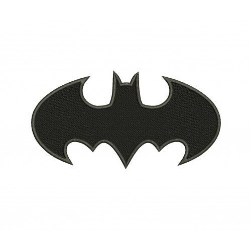 Batman Logo Embroidery Batman Embroidery Design