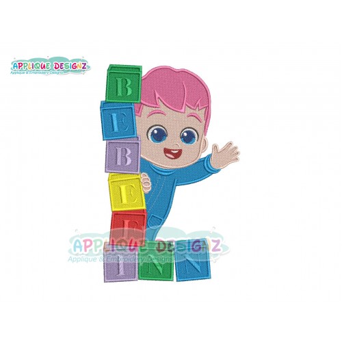Bebefinn Lets Play Cute Kids Embroidery Design Stitches