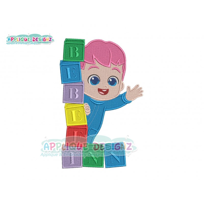 Bebefinn Lets Play Cute Kids Embroidery Design Stitches
