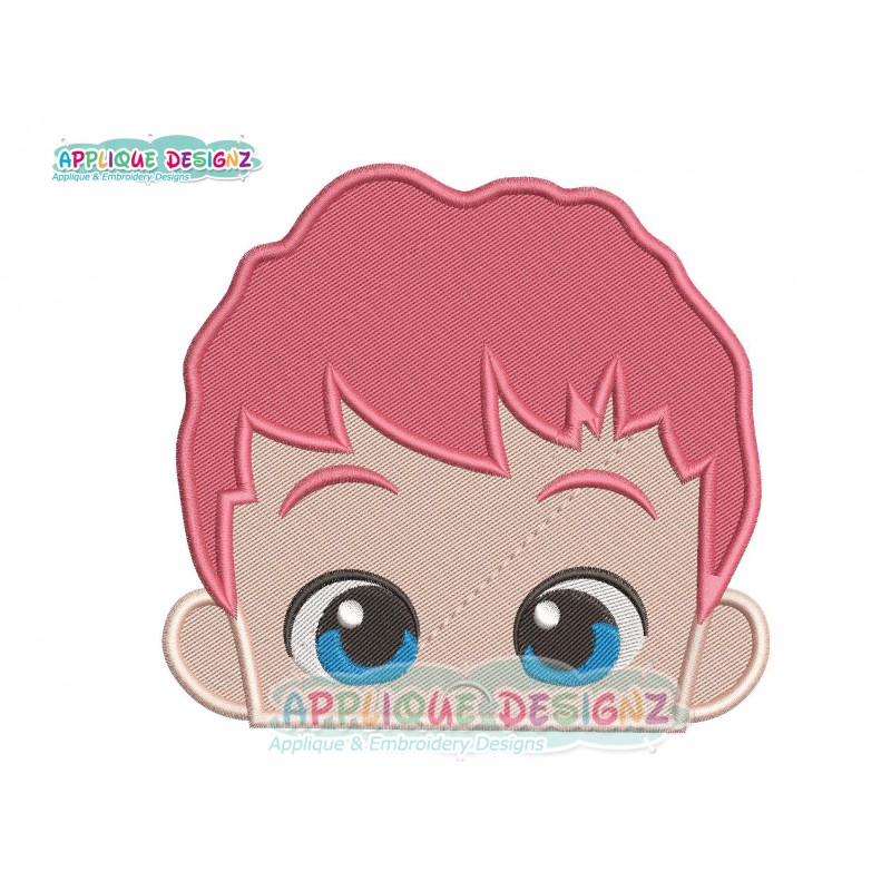 Bebefinn Peeker Fill Stitches Embroidery Design