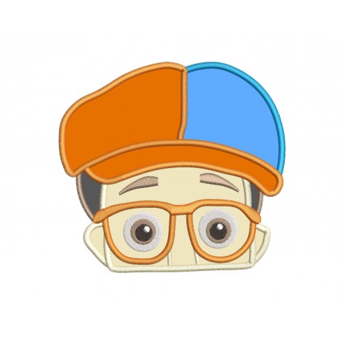 Blippi Applique Peeker Design