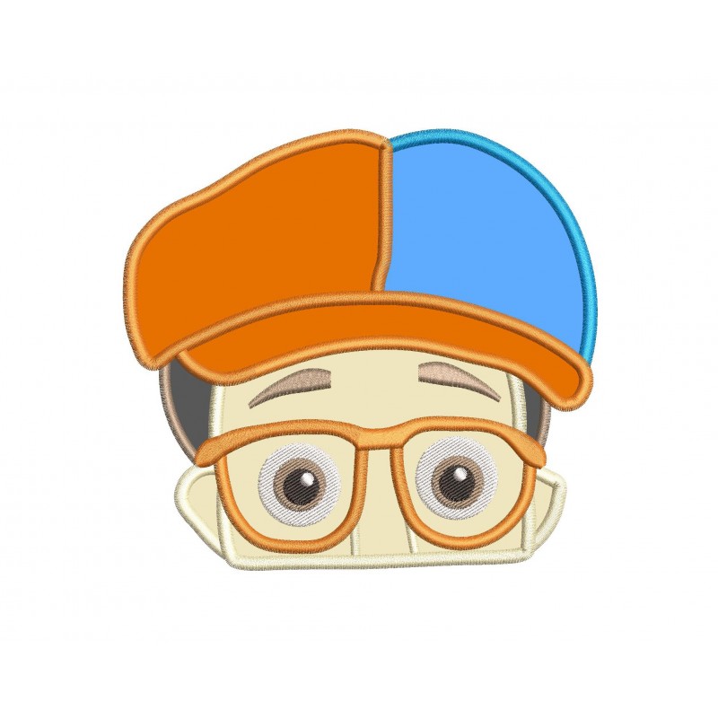 Blippi Applique Peeker Design