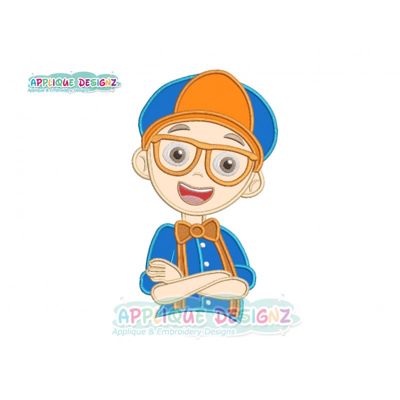 Blippi Birthday Applique Design