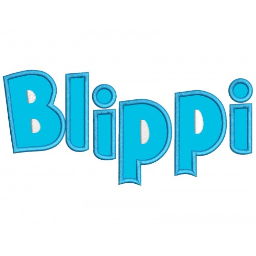 Blippi Stevin John Logo Applique Design