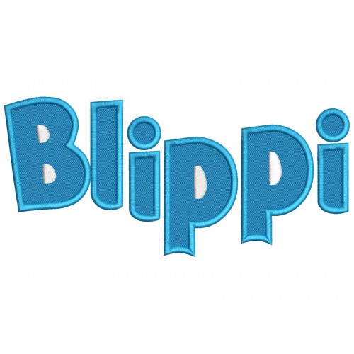 Blippi Stevin John Logo Embroidery Design