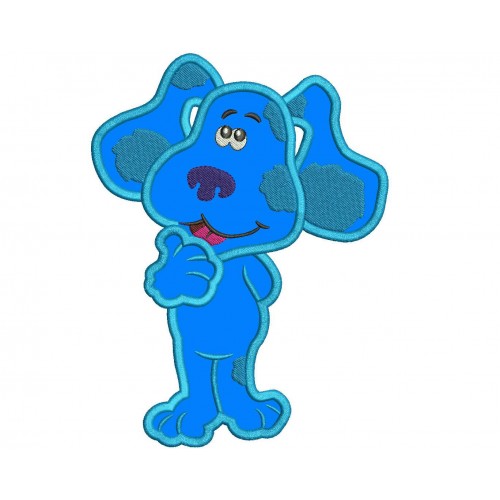 Blue Clues Embroidery Applique Design