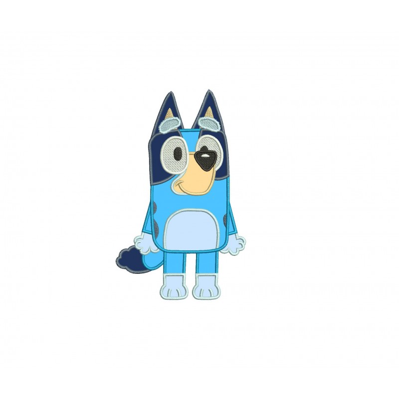Bluey the Dog Applique Design