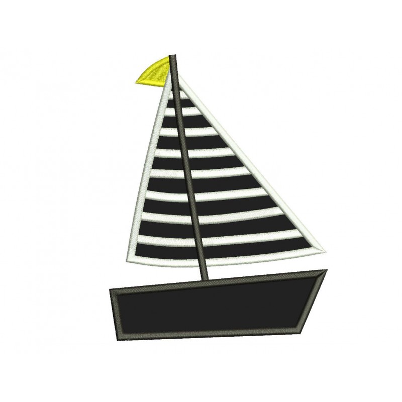 Boat Applique Design