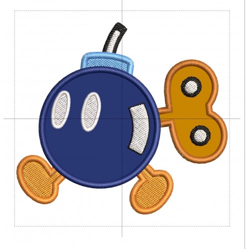 Bob Bmbs Mario Applique Designs Embr