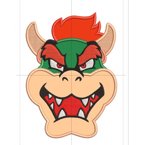 Bowser Applique Design Embr