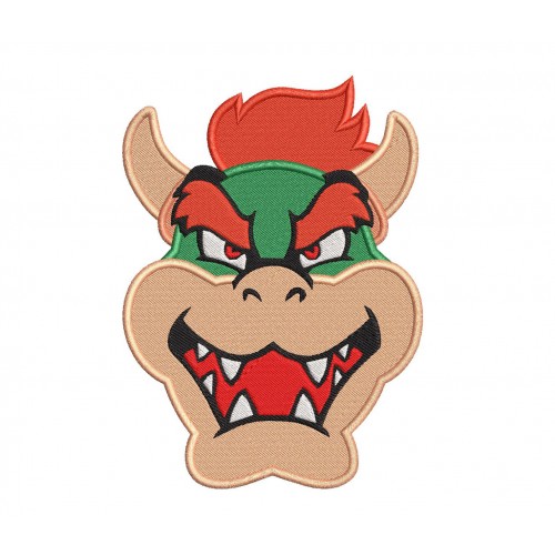 Bowser Embroidery Design Embr
