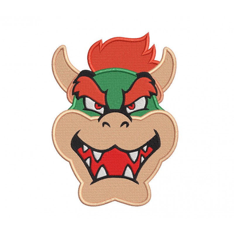 Bowser Embroidery Design Embr