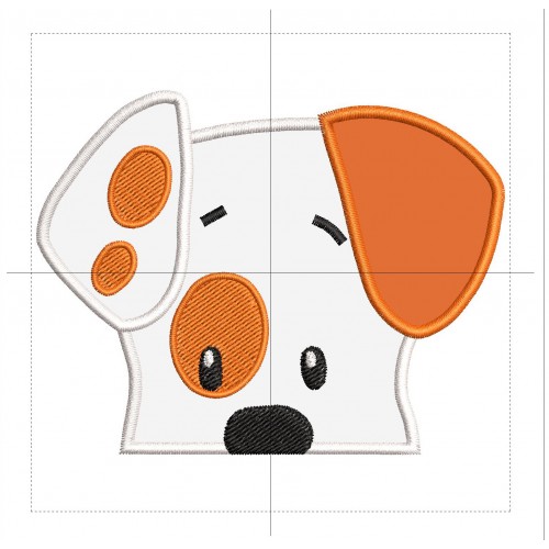 Bubble Guppies Peeker Applique Design Embr