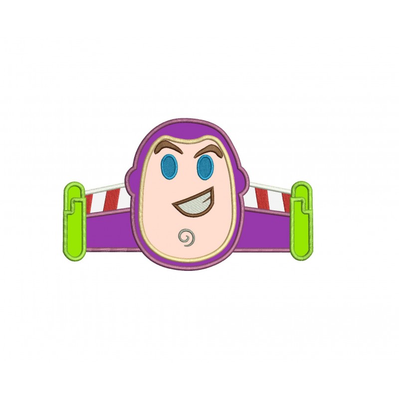 Buzz Lightyear Emoji Toy Story Applique Design