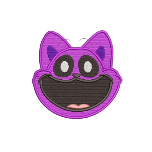 CatNap Head Filled Embroidery Design