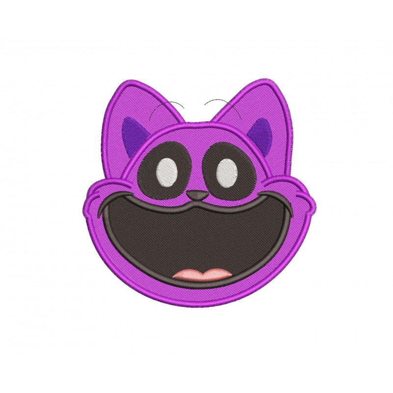 CatNap Head Filled Embroidery Design