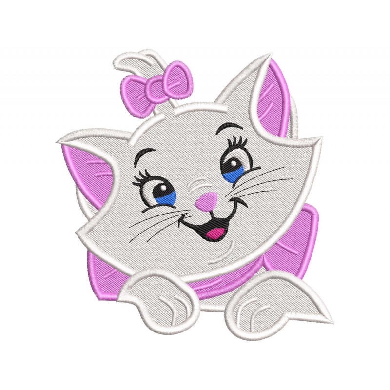 Cat Marie Embroidery Design Embr