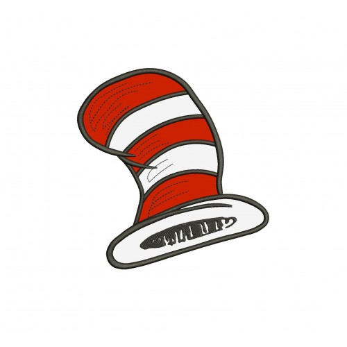 Cat in the Hat Dr Seuss Set Applique Designs