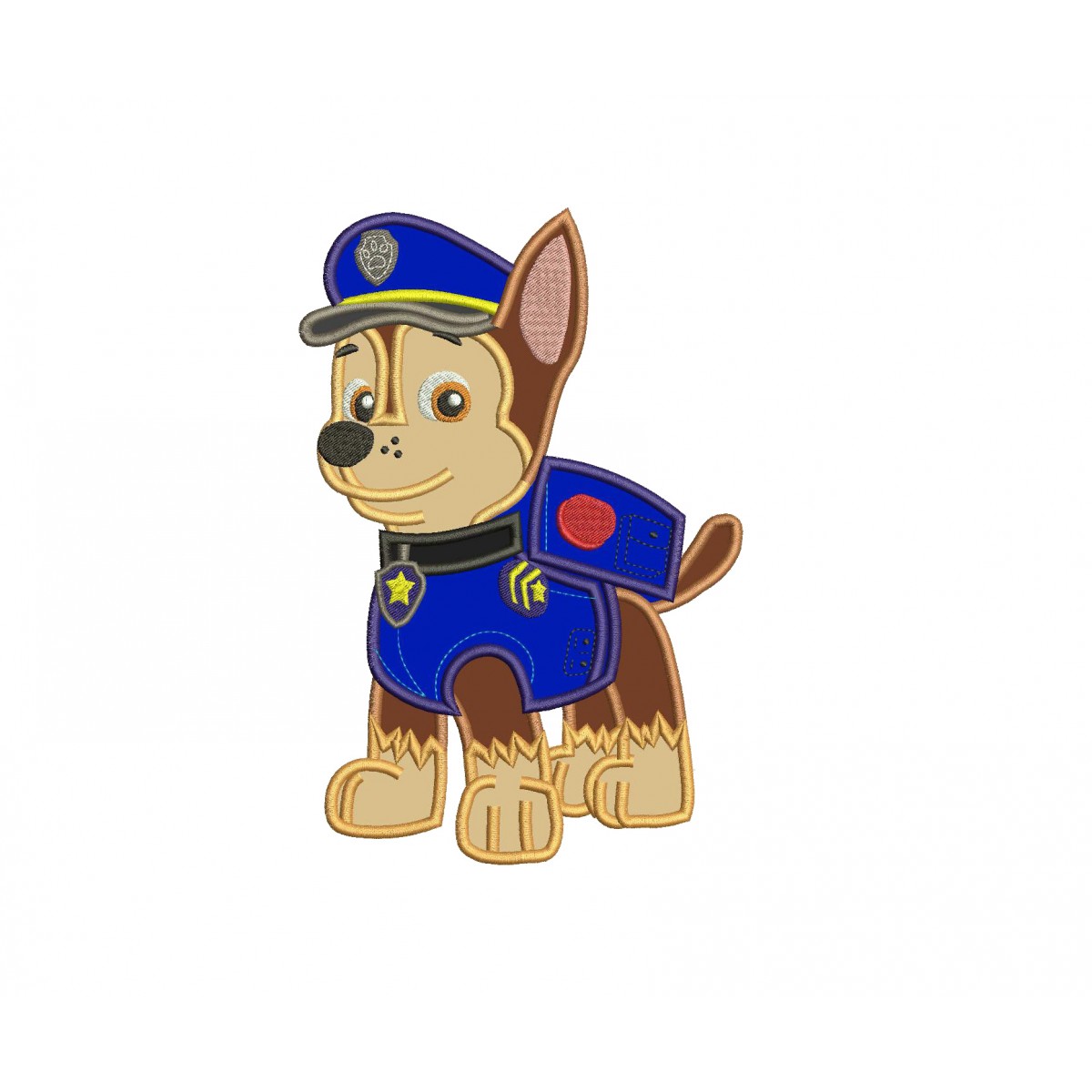 Chase Paw Patrol Applique