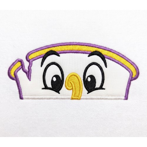 Chip Potts Beauty and the Beast Peeker Applique Design