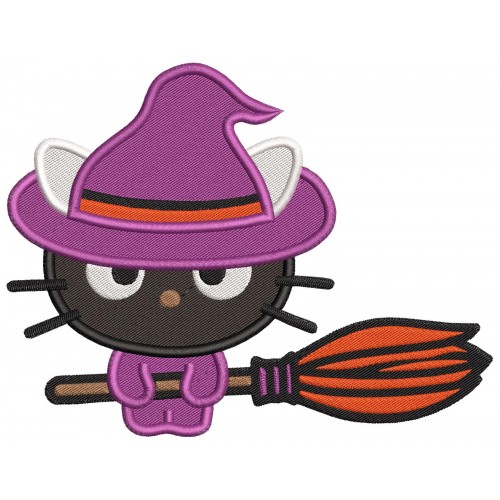 Chococat Halloween Embroidery Design Embr