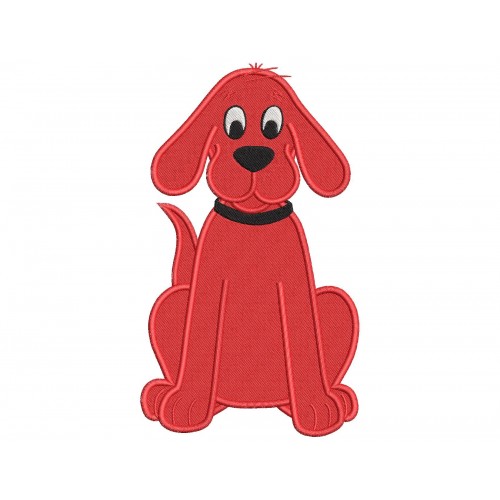 Clifford the Big Red Dog Embroidery Design Embr