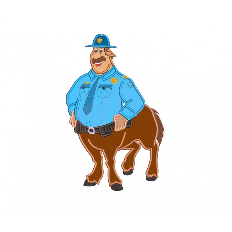 Colt Bronco Applique Design
