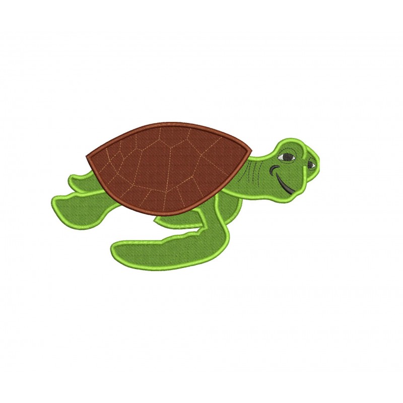 Crush the Turtle Finding Dory Embroidery Design