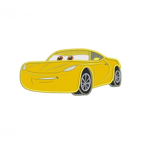 Cruz Ramirez Disney Cars 3 Applique Design